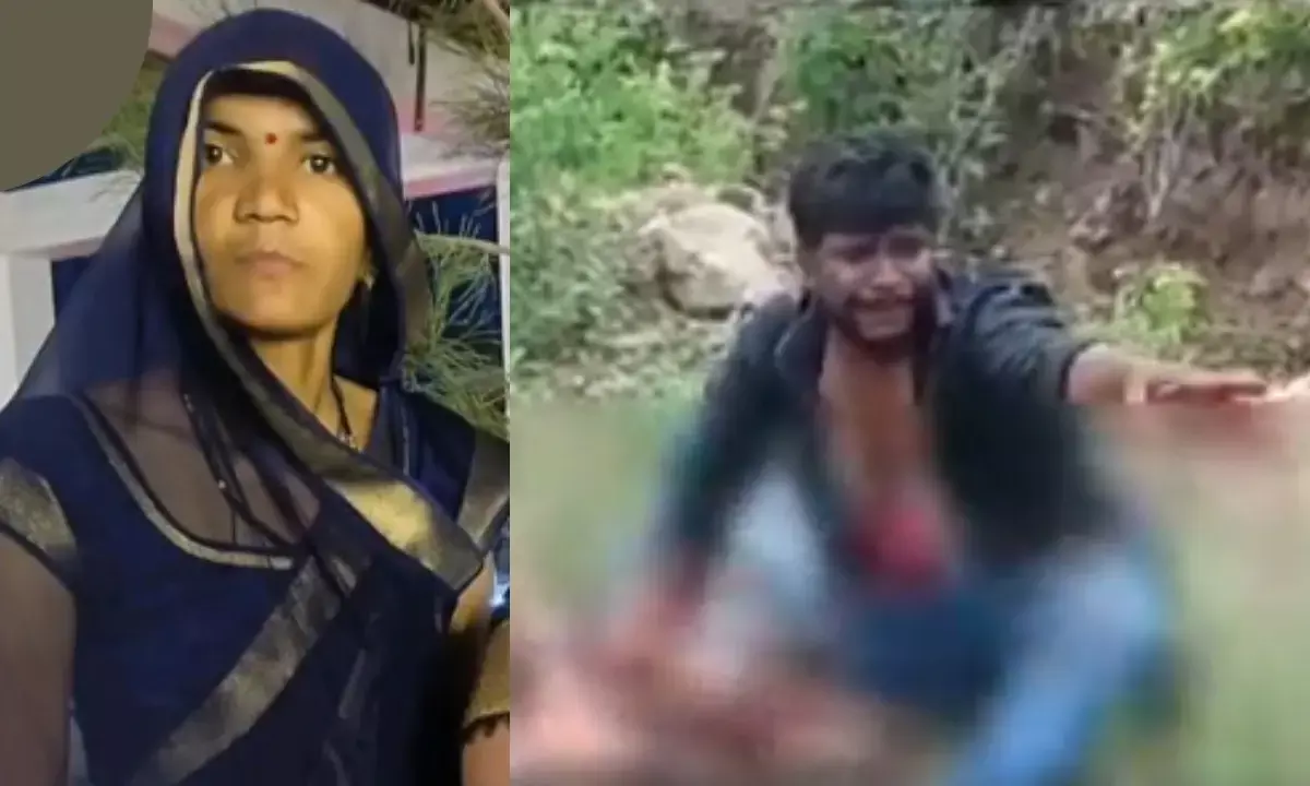 किशनगढ़ में पत्नी संजू की हत्या के बाद BJP नेता रोहित कुमार। किशनगढ़ में पत्नी संजू की हत्या के बाद BJP नेता रोहित कुमार।