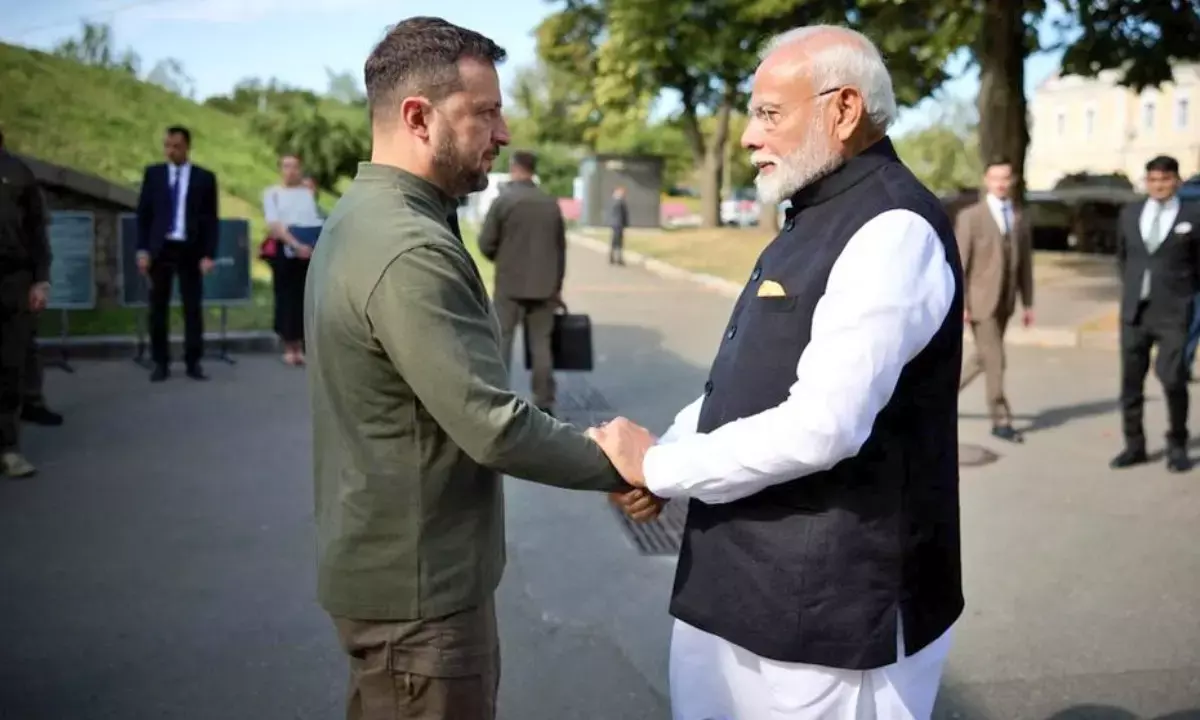 Prime Minister Narendra Modi telephone conversation withUkraine President Volodymyr Zelenskyy