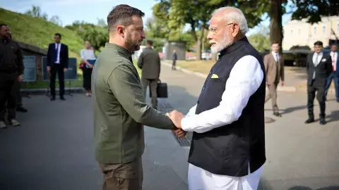 Prime Minister Narendra Modi telephone conversation withUkraine President Volodymyr Zelenskyy