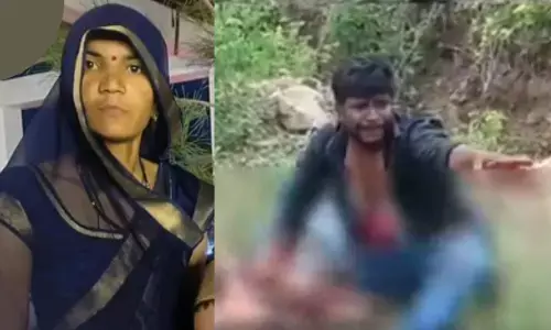 किशनगढ़ में पत्नी संजू की हत्या के बाद BJP नेता रोहित कुमार।