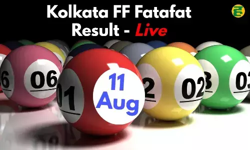 Kolkata FF Fatafat Result Today | 11 August 2025: Kolkata FF Fatafat Result | Watch results live