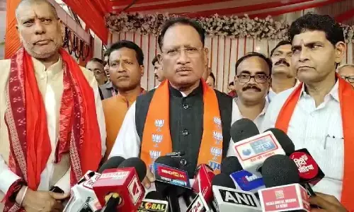 सीएम विष्णुदेव साय विष्णुदेव साय सोमवार को सारंगढ़ पहुंचे