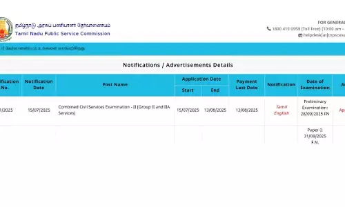 tnpsc Combined Civil Services Examination - II Group II and IIA Services