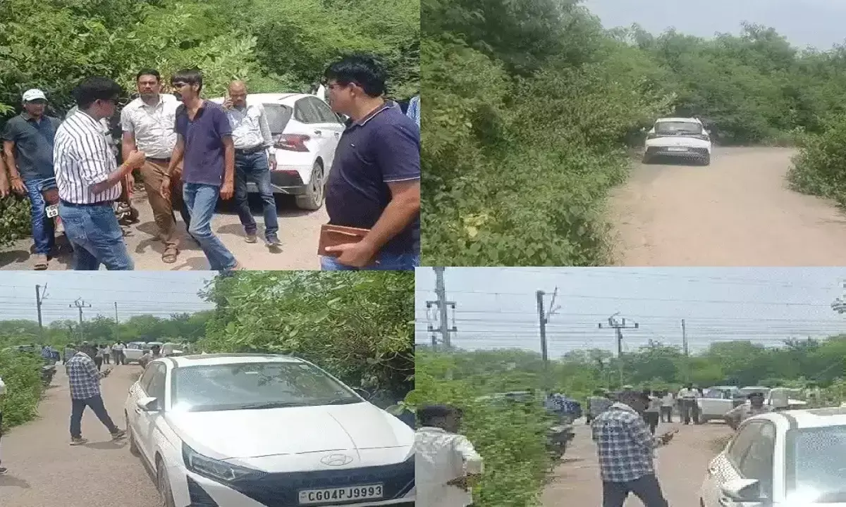 रायपुर में दिनदहाड़े कारोबारी से लूट :  पंडरी में कट्टा अड़ाकर रुकवाई कार,  उड़ा लिए 15 लाख रुपए