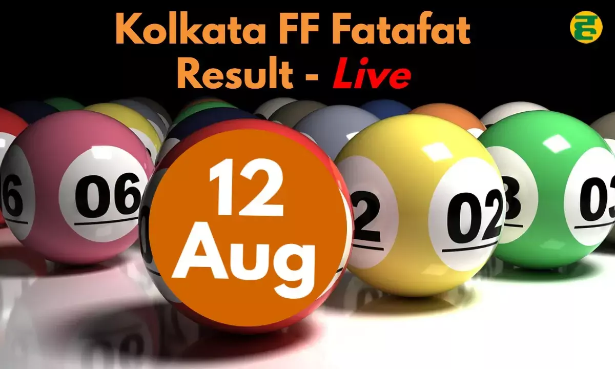 Kolkata FF Fatafat Result Today | 12 August 2025: Kolkata FF Fatafat Result | Watch results live