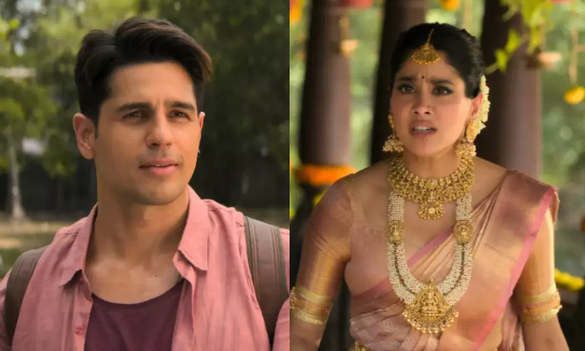 परम सुंदरी का ट्रेलर रिलीज, जान्हवी-सिद्धार्थ की दिखी नोकझोंक भरी लव स्टोरी