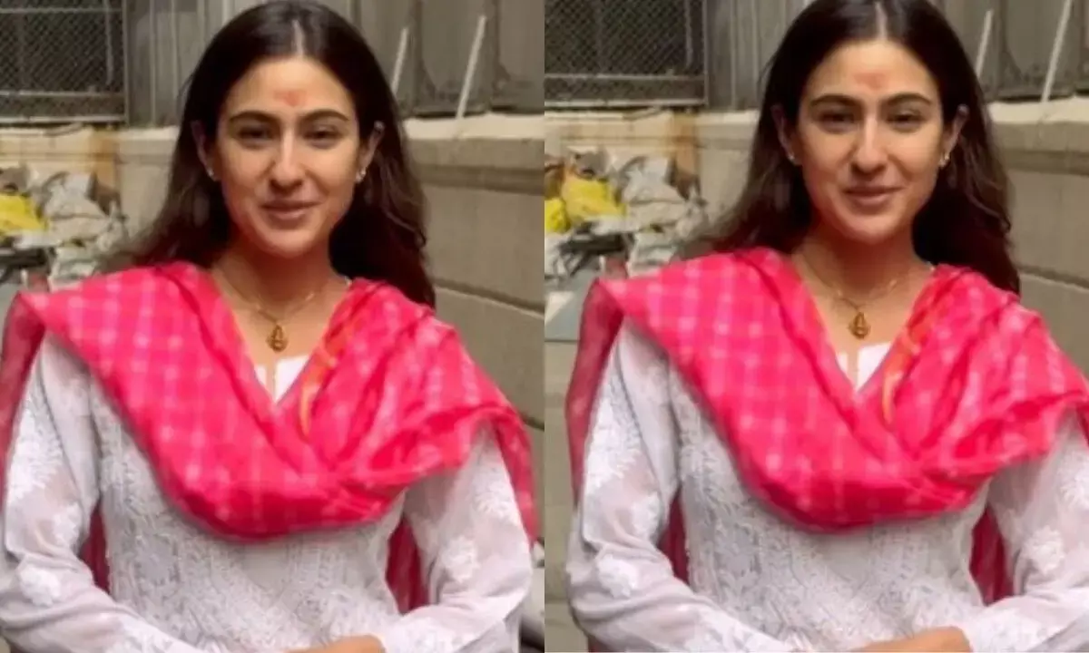 एक्ट्रेस सारा अली खान बर्थडे सेलिब्रेशन