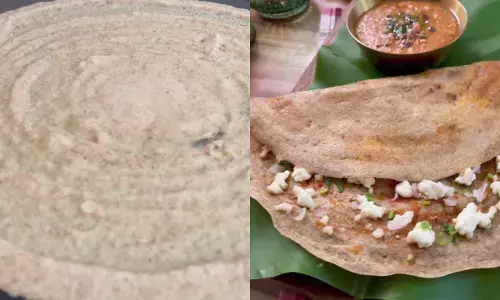 काला चना डोसा बनाने की रेसिपी।