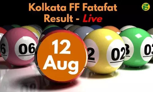Kolkata FF Fatafat Result Today | 12 August 2025: Kolkata FF Fatafat Result | Watch results live