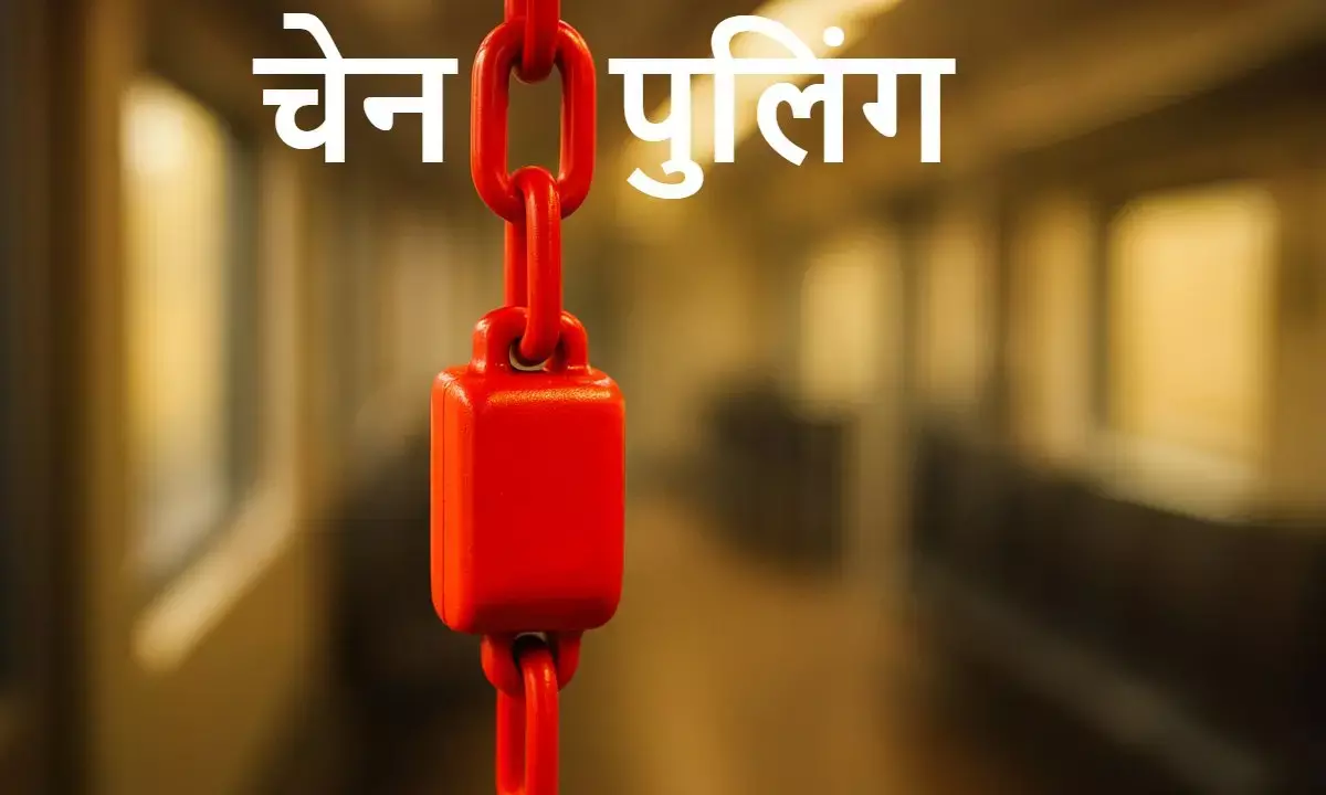 3300 cases of chain pulling in Bhopal Railway Division in January-July 2025. 2,981 passengers fined and punished, many jailed. 3300 cases of chain pulling in Bhopal Railway Division in January-July 2025. 2,981 passengers fined and punished, many jailed.