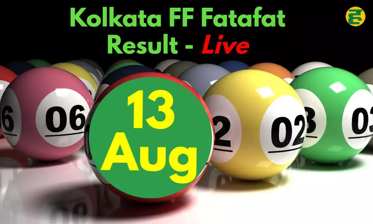 Kolkata FF Fatafat Result 13 August 2025: Know Kolkata FF Fatafat Result