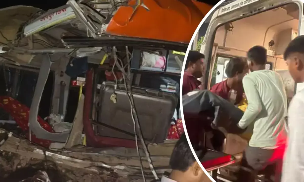 जौनपुर में भीषण सड़क हादसा: बस-ट्रक की टक्कर में 5 की मौत, 24 घायल