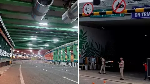 Dwarka Expressway Tunnel Closed
