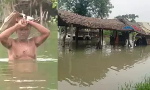 उत्तर प्रदेश में भारी बारिश और बाढ़ का कहर, 500 गांव जलमग्न, 44 जिलों में अलर्ट