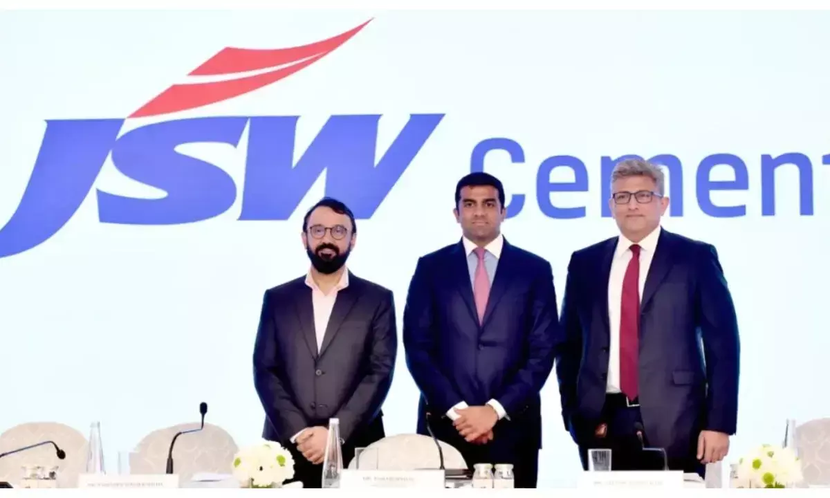 jsw cement share price listing