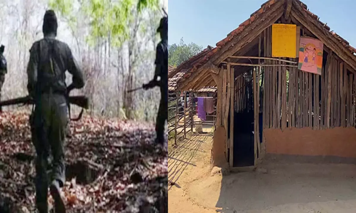 नक्सल दहशत के चलते महीने भर से 25 स्कूल बंद
