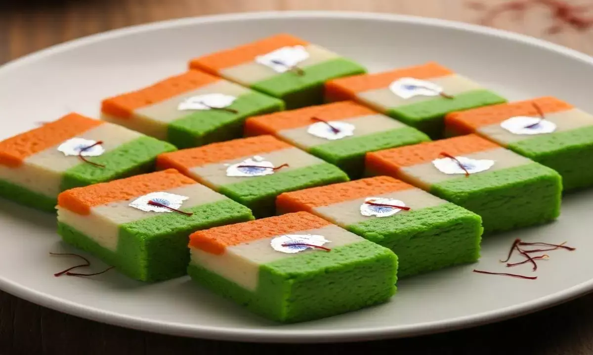 tiranga barfi recipe for independence day