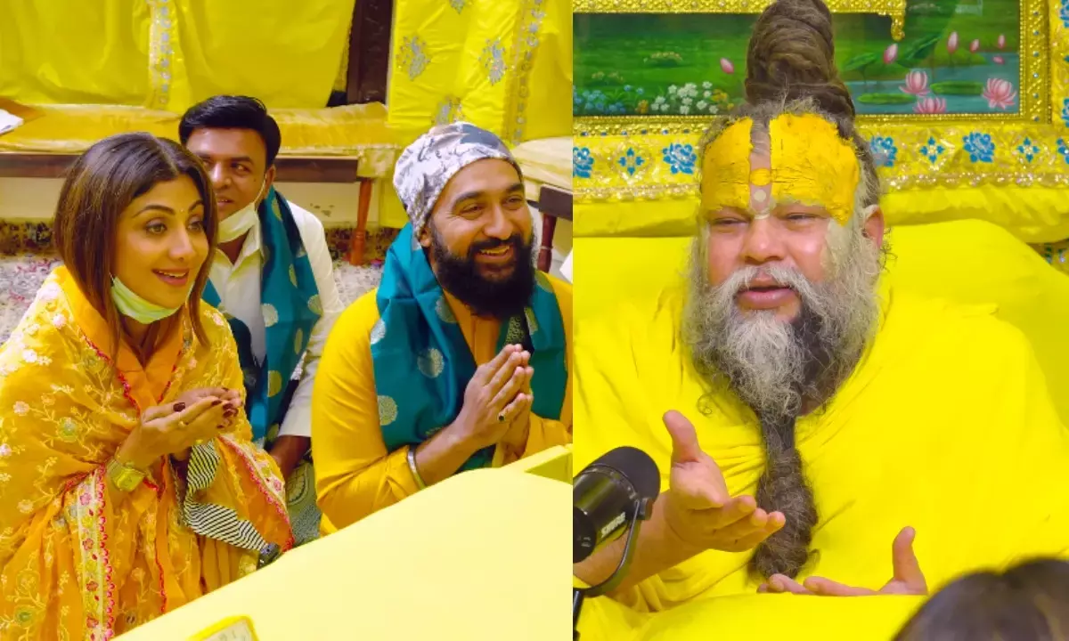 शिल्पा शेट्टी और राज कुंद्रा ने वृंदावन में आध्यात्मिक गुरु प्रेमानंद जी महाराज से मुलाकात की