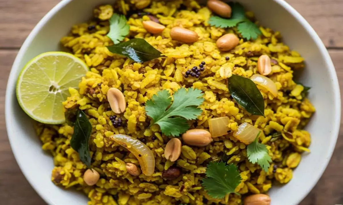 Oats poha breakfast recipe