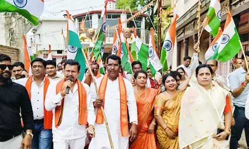 भव्य तिरंगा यात्रा भव्य तिरंगा यात्रा