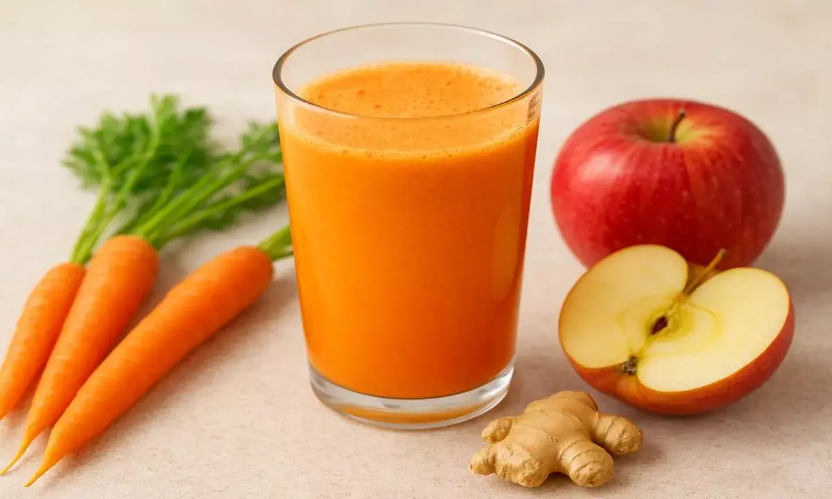 carrot apple juice recipe gajar seb ka juice banane ka tarika