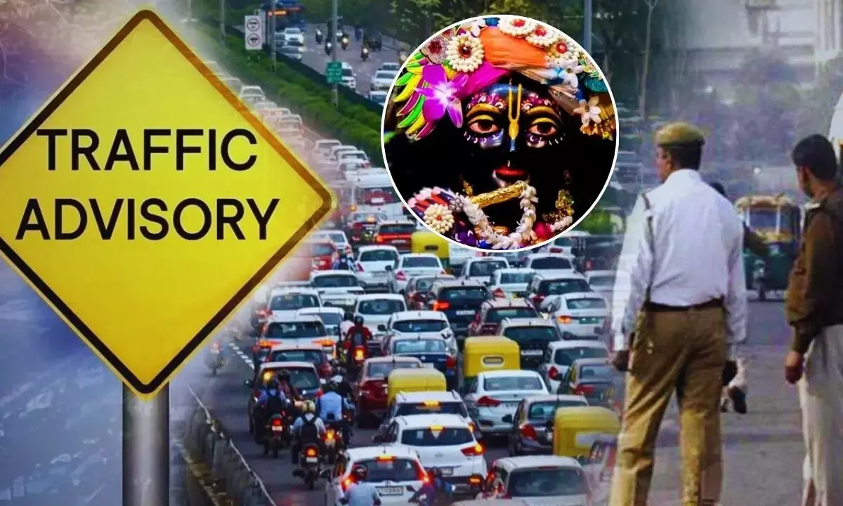 Traffic Advisory for Krishna Janmashtami