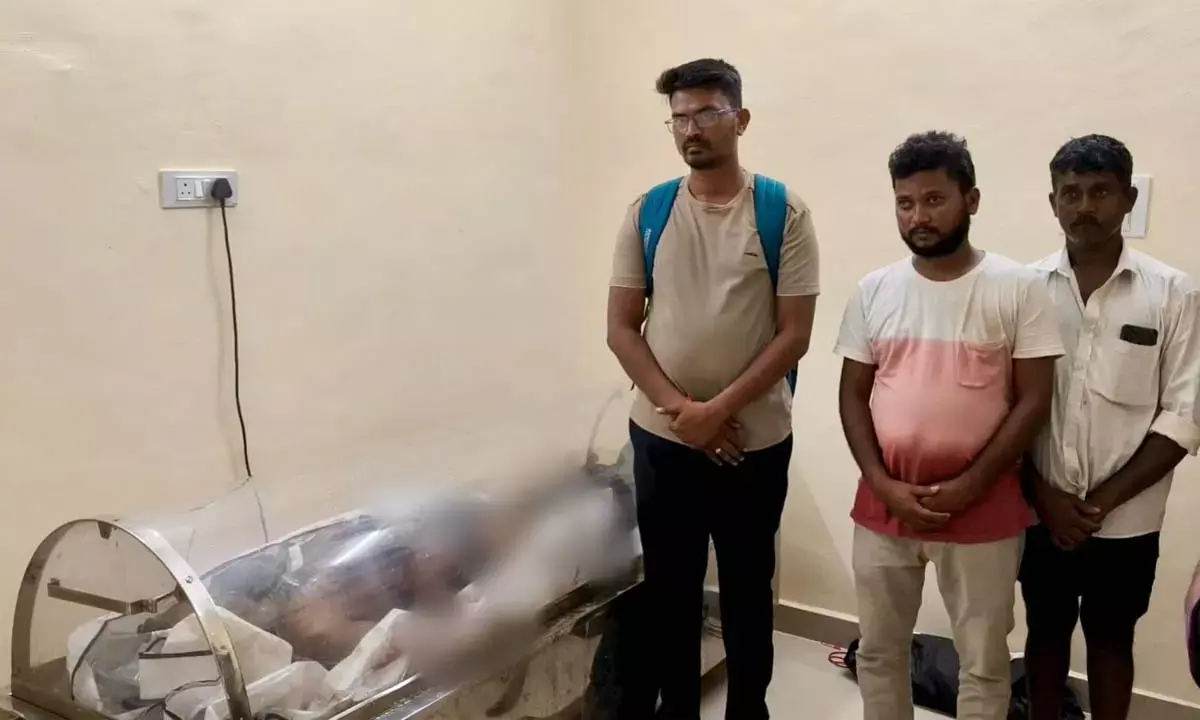 विजय रेड्डी का शव लेने पहुंचा आंध्र प्रदेश से बेटा