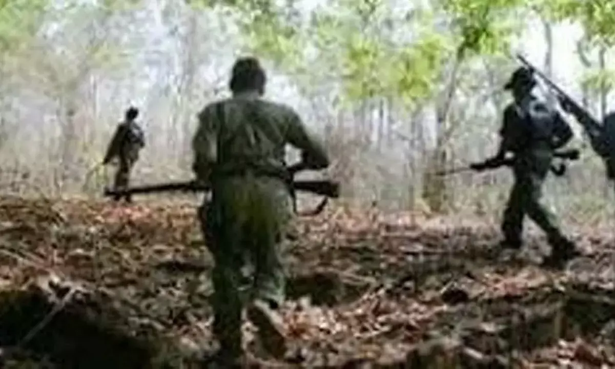 नालाझार में नक्सलियों से मुठभेड़ :   फायरिंग के दौरान एक ग्रामीण घायल 2 भरमार बंदूकें और अन्य सामान बरामद