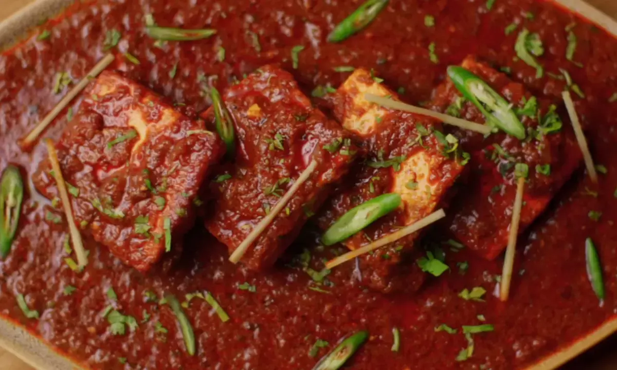 घर पर पनीर चंगेजी बनाने की आसान रेसिपी।