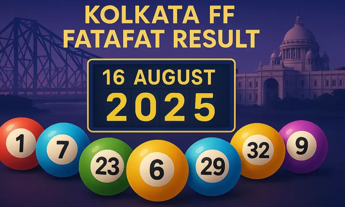Kolkata FF Fatafat Result | 16 August 2025: Kolkata FF Fatafat Result | Live Updates | Latest News