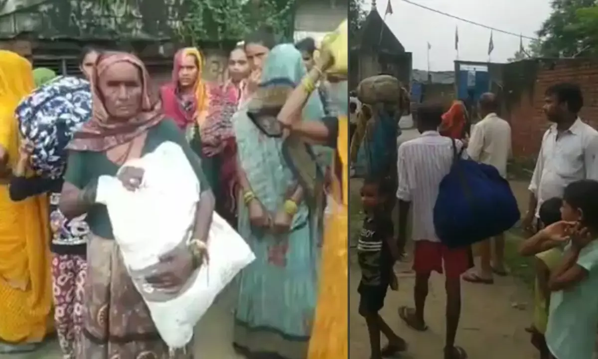 उत्तर प्रदेश: कासगंज के मंडनपुर गांव से दलित समाज के पलायन।