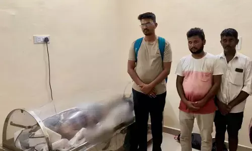 विजय रेड्डी का शव लेने पहुंचा आंध्र प्रदेश से बेटा