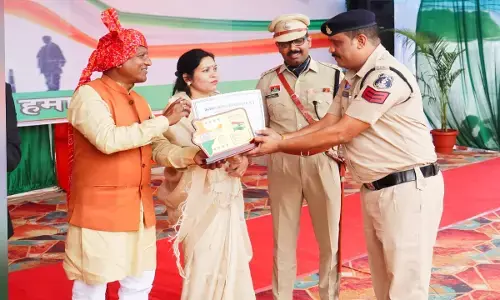 स्वतंत्रता दिवस पर गौरव का पल : प्रधान आरक्षक भुवनेश्वर पंडा को मिला सम्मान