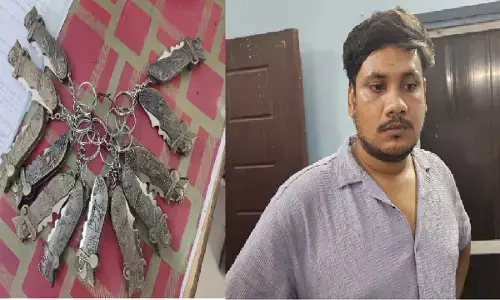 बिलासपुर की तोरवा पुलिस ने बटनदार स्प्रिंगदार चाकू की बिक्री करने वाले आरोपी शाहबाज अंसारी को गिरफ्तार किया है