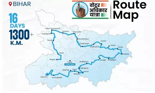 Rahul Gandhi Bihar Yatra 2025