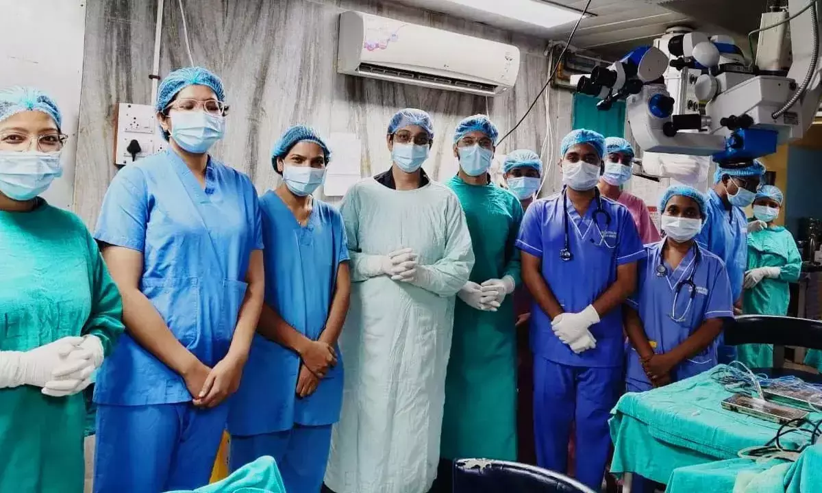 छह साल की मासूम अब देख सकेगी दुनिया :  आंबेडकर अस्पताल में कार्निया ट्रांसप्लांट