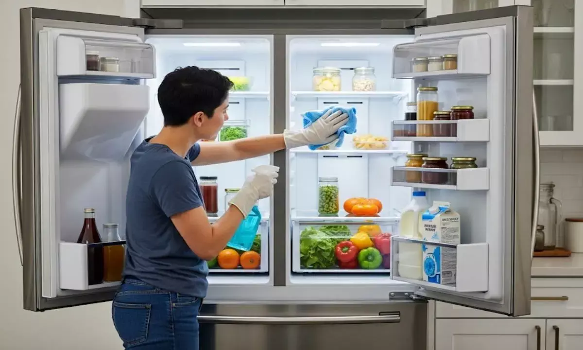 how to clean fridge within 10 minutes