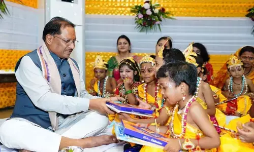 अठखेलियों से गुलजार हुआ सीएम हाउस