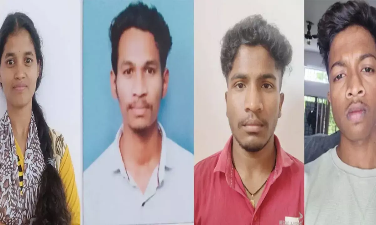 These four students were selected
