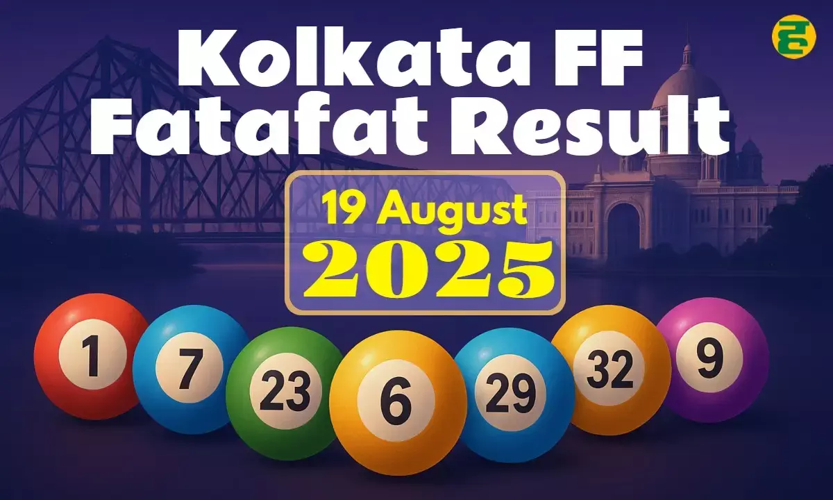 Kolkata FF Fatafat Result 19 August 2025: Results of a total of 8 bets will be released on Tuesday. Kolkata FF Fatafat Result 19 August 2025: Results of a total of 8 bets will be released on Tuesday.