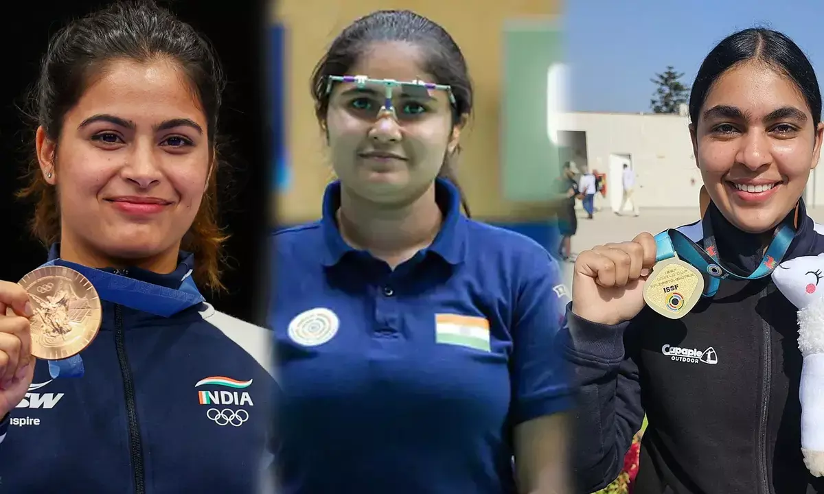 asian shooting championship manu bhaker bronze medal