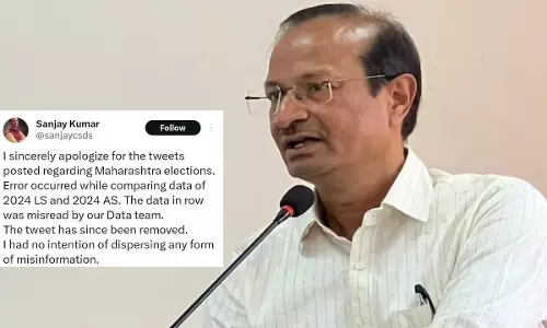 Sanjay Kumar CSDS Apology Vote Chori Data BJP Congress