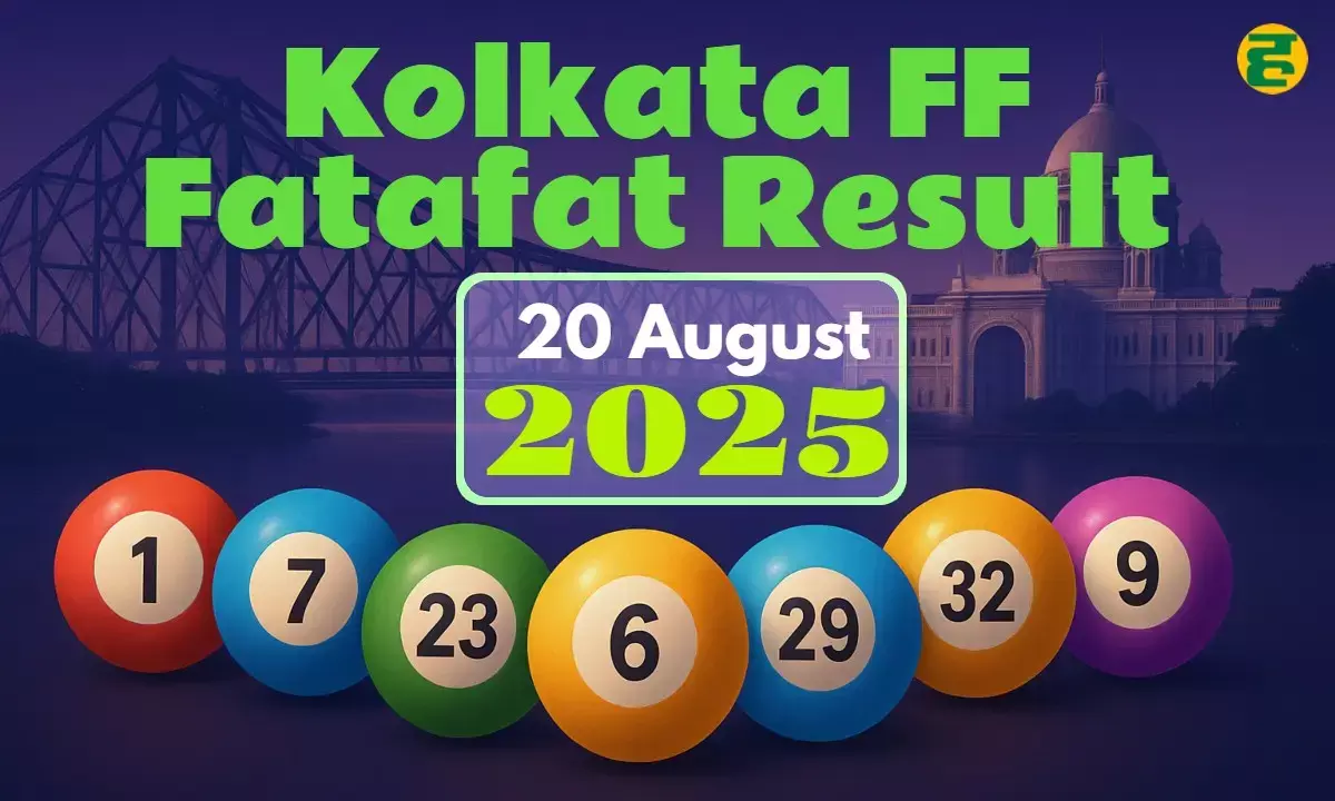 Kolkata FF Fatafat | Results of a total of 8 bets will be released on Wednesday, August 20. Kolkata FF Fatafat | Results of a total of 8 bets will be released on Wednesday, August 20.