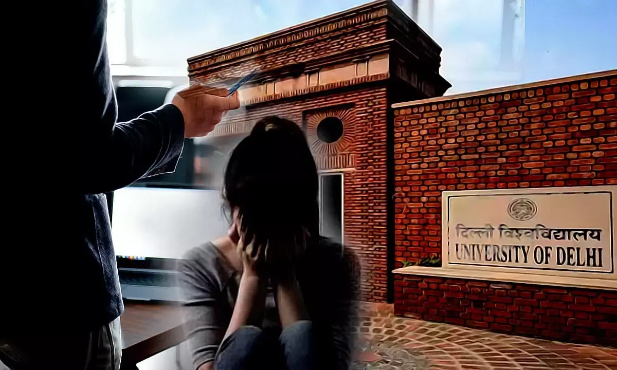 Delhi University physical harassment case