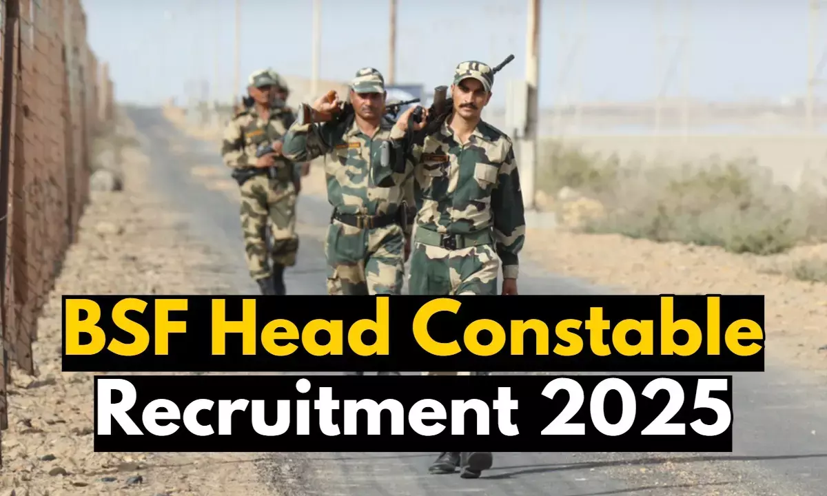 BSF Head Constable Recruitment 2025 Notification