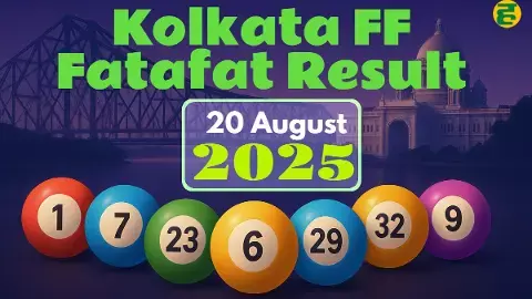 Kolkata FF Fatafat | Results of a total of 8 bets will be released on Wednesday, August 20.