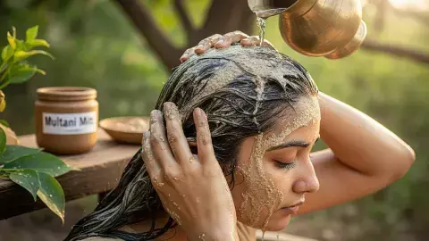 Natural Hair Rinses for shiny Hair
