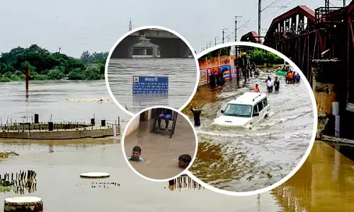 flood situation from delhi to noida ghaziabad