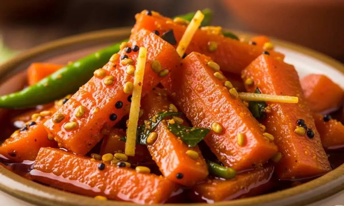 gajar ka achar recipe carrot pickle recipe in hindi gajar ka achar recipe carrot pickle recipe in hindi