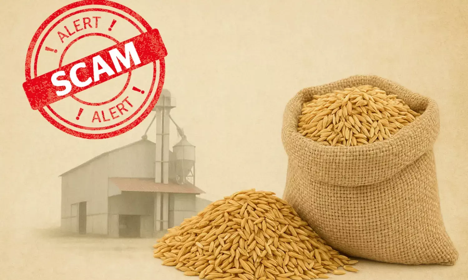 rice scam cm flying raid